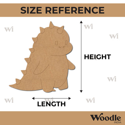 Cute Dinosaur Pre Marked MDF Design 2