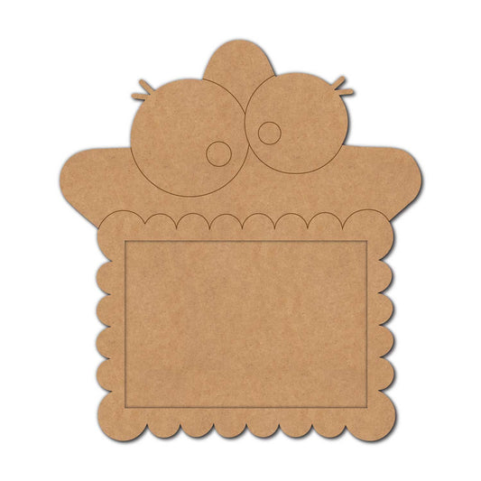 Cute Star Frame Pre Marked MDF Design 1