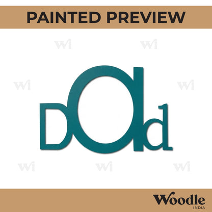 Dad Cutout MDF Design 1