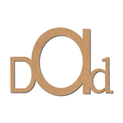 Dad Cutout MDF Design 1