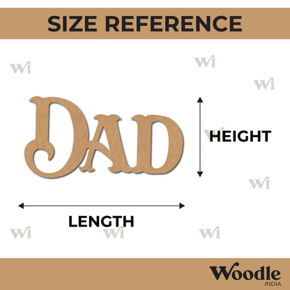 Dad Cutout MDF Design 2