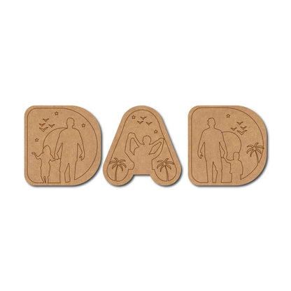 Dad Pre Marked Set MDF Design 1