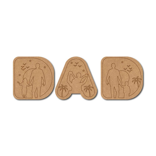 Dad Pre Marked Set MDF Design 1