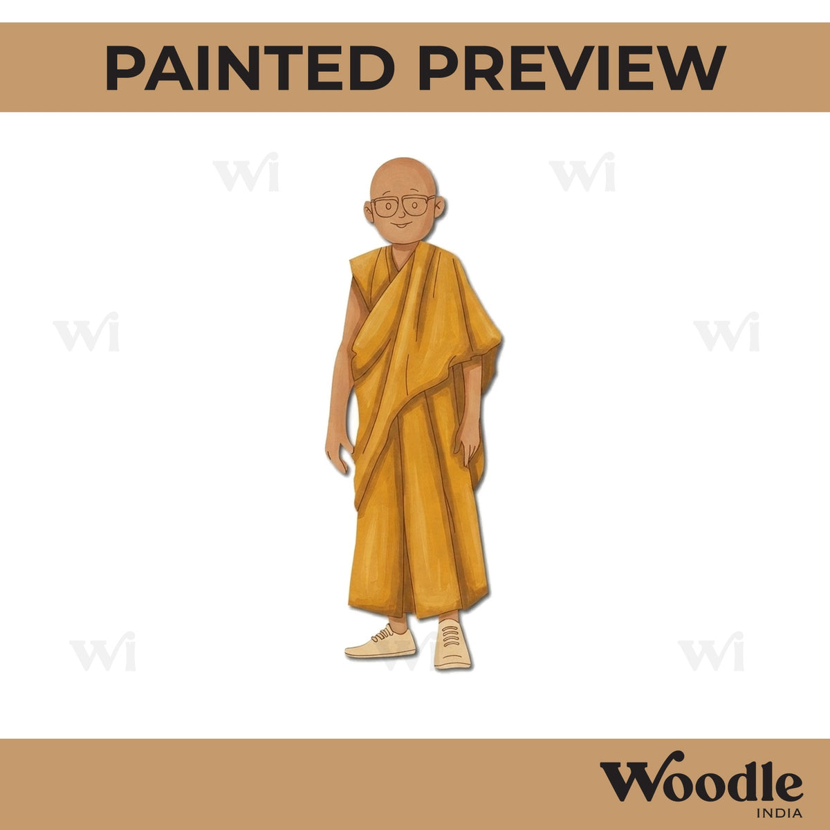 Dalai Lama Pre Marked MDF Design 1