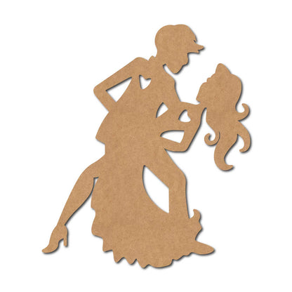 Dancing Couple Cutout MDF Design 2