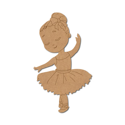 Dancing Girl Pre Marked MDF Design 1