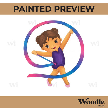 Dancing Girl Pre Marked MDF Design 2