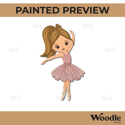 Dancing Girl Pre Marked MDF Design 6