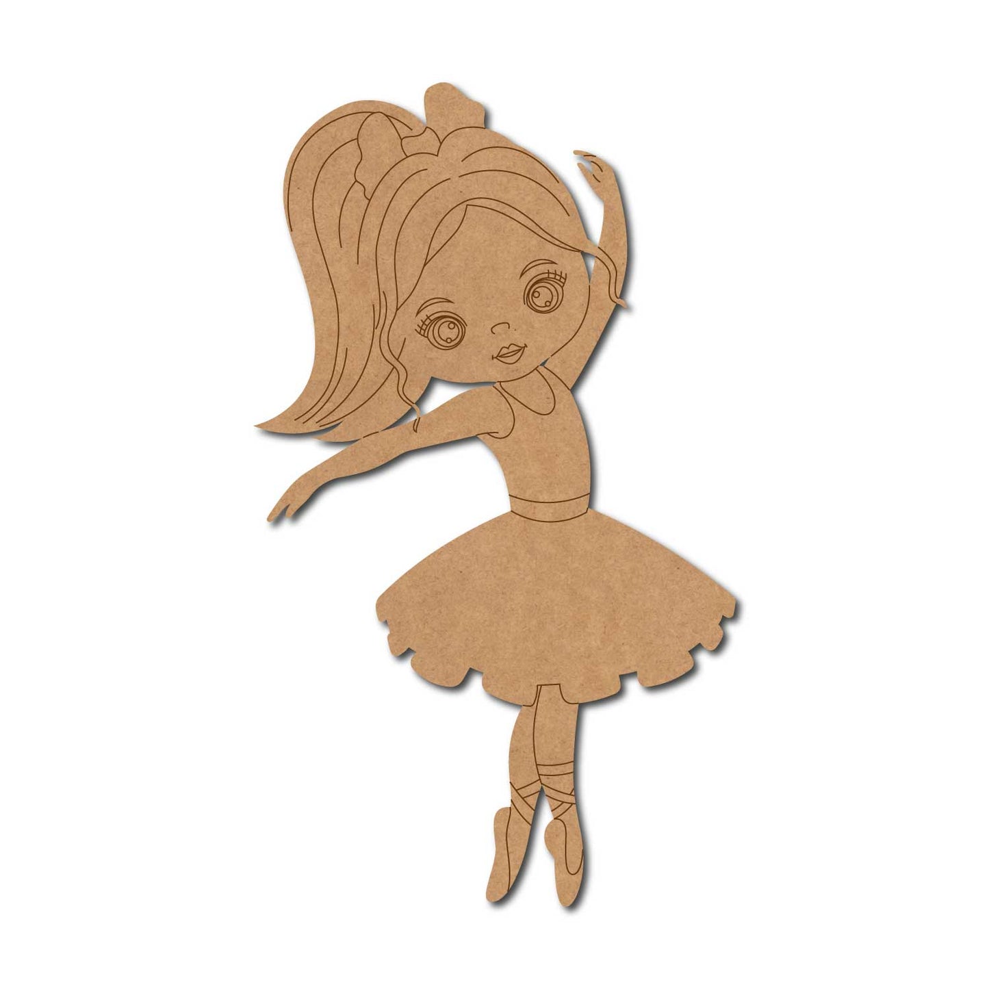 Dancing Girl Pre Marked MDF Design 6