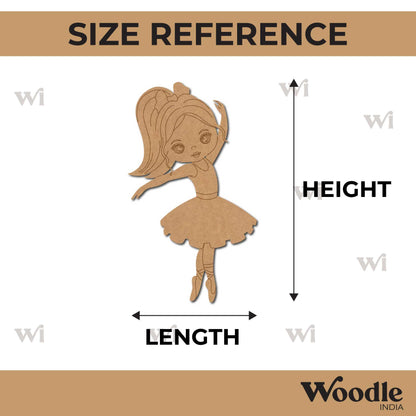 Dancing Girl Pre Marked MDF Design 6