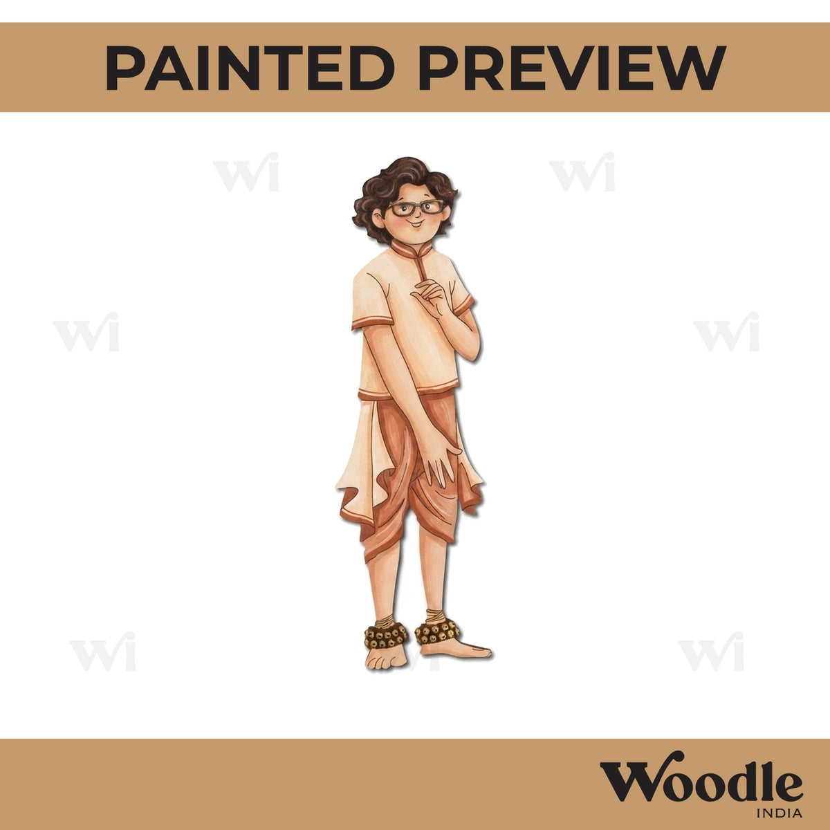 Dancing Man Pre Marked MDF Design 5