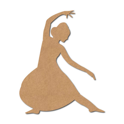 Dancing Woman Cutout MDF Design 3