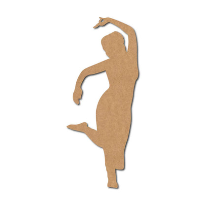 Dancing Woman Cutout MDF Design 4