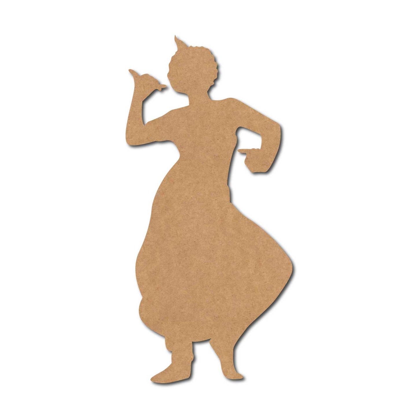 Dancing Woman Cutout MDF Design 5