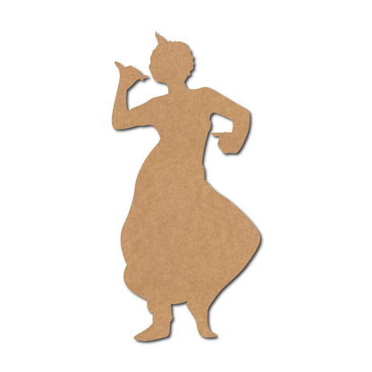 Dancing Woman Cutout MDF Design 5