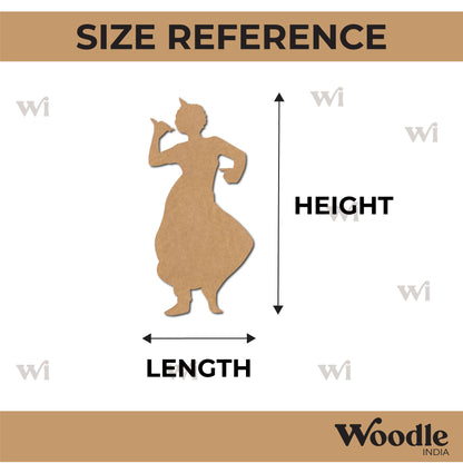 Dancing Woman Cutout MDF Design 5