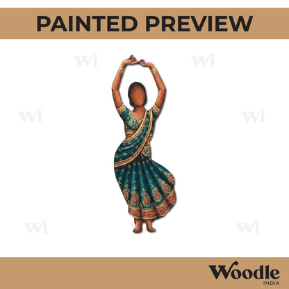 Dancing Woman Cutout MDF Design 7