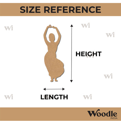 Dancing Woman Cutout MDF Design 7