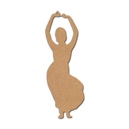 Dancing Woman Cutout MDF Design 7