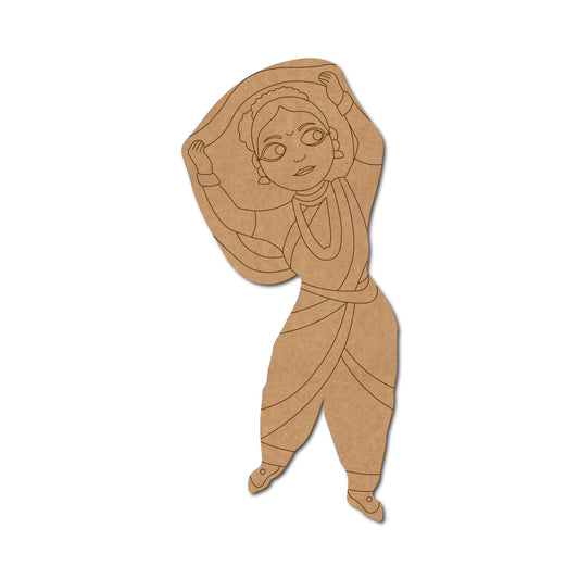 Dancing Woman Pre Marked MDF Design 10