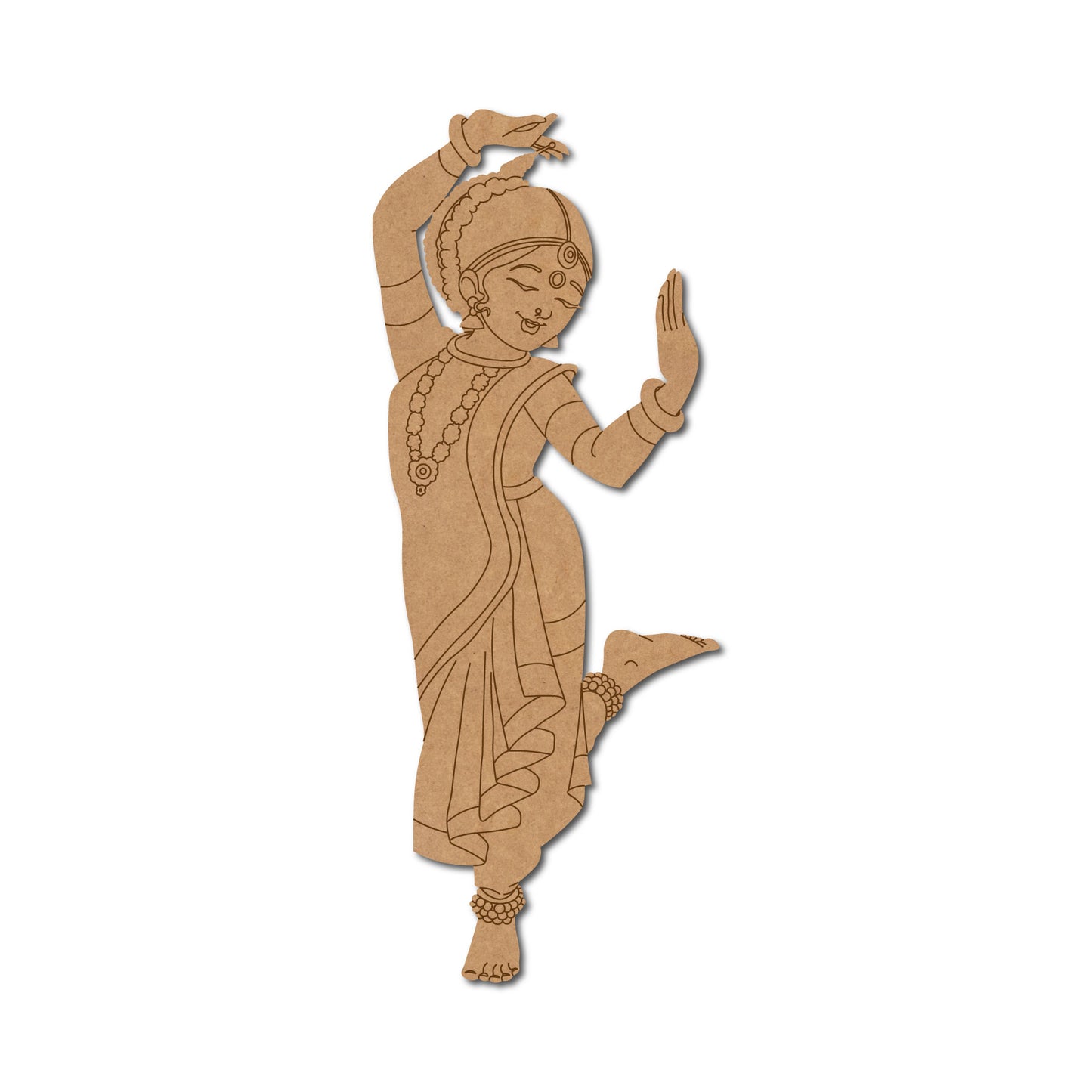 Dancing Woman Pre Marked MDF Design 11
