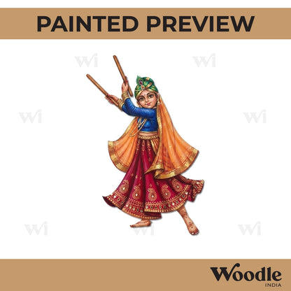 Dancing Woman Pre Marked MDF Design 13