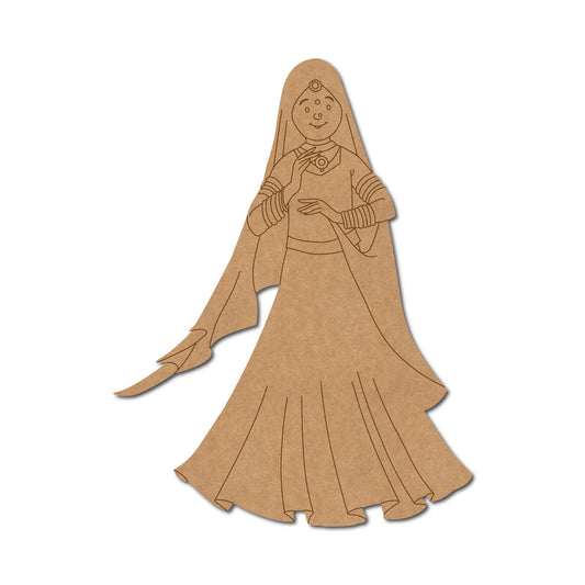 Dancing Woman Pre Marked MDF Design 14