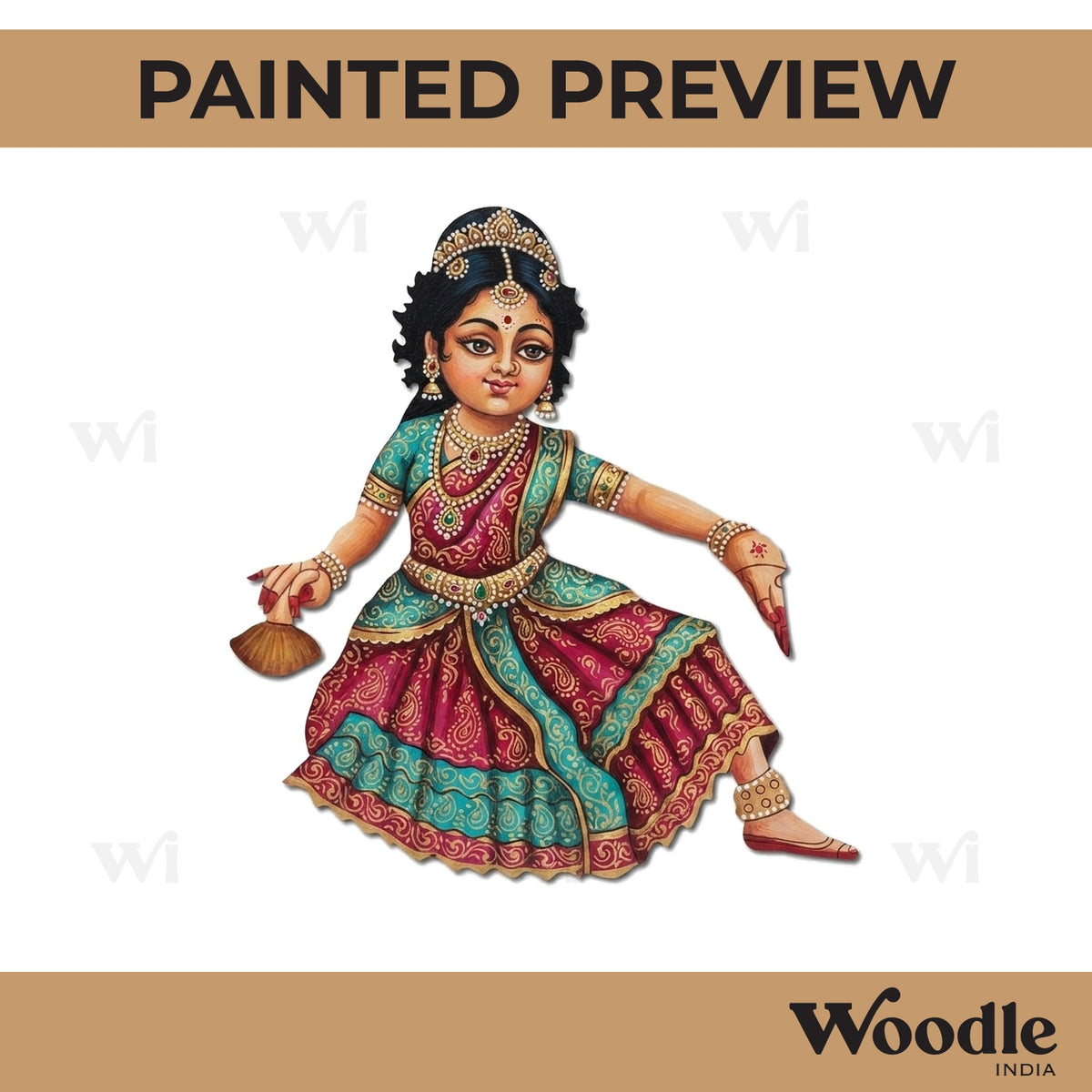 Dancing Woman Pre Marked MDF Design 18