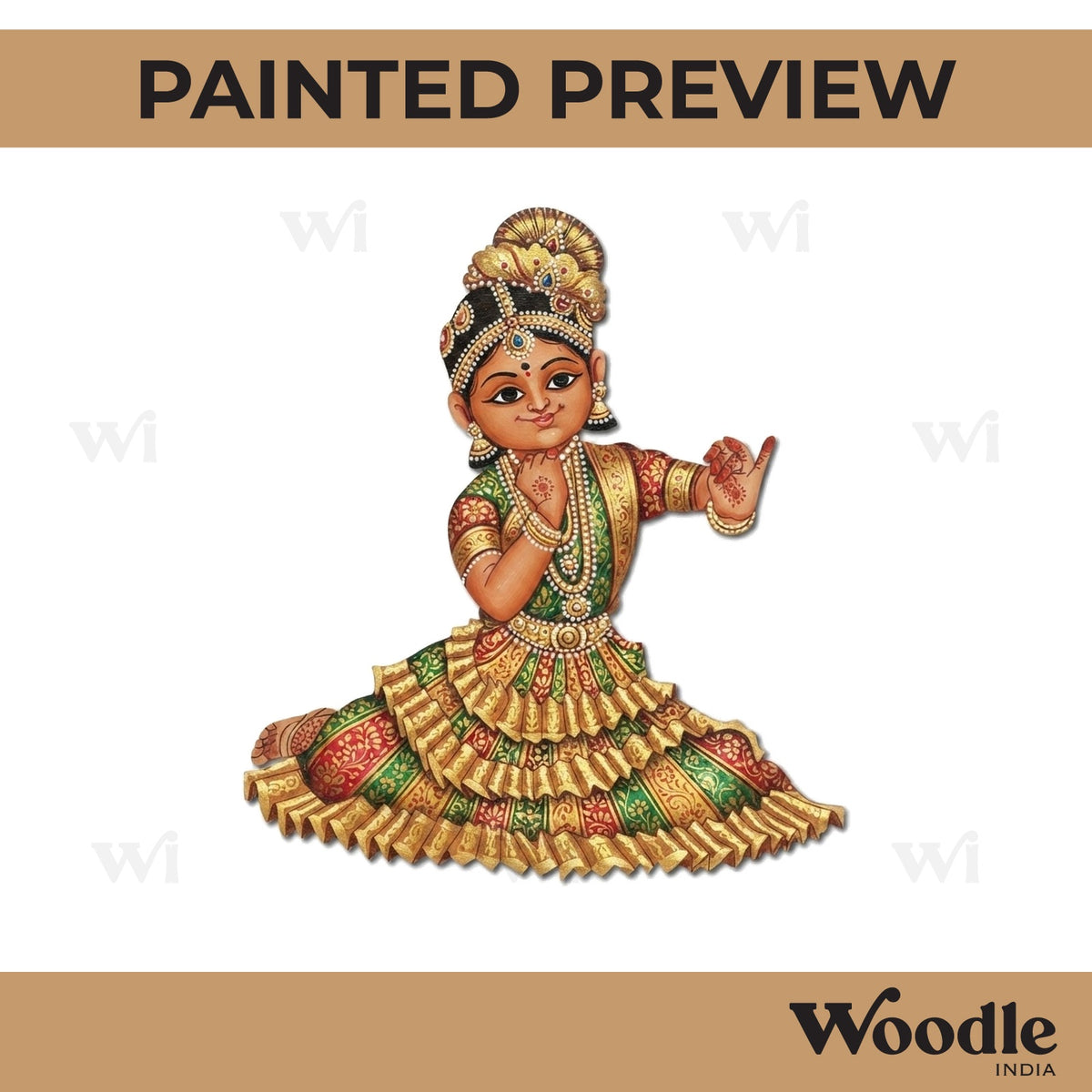Dancing Woman Pre Marked MDF Design 19