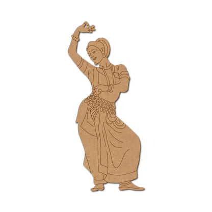 Dancing Woman Pre Marked MDF Design 22