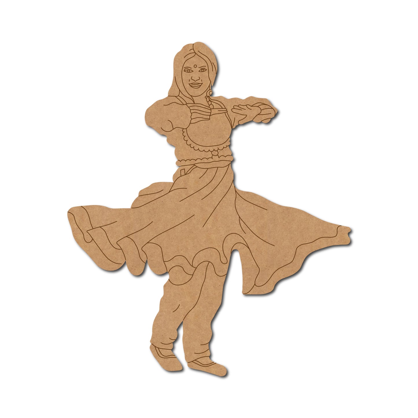 Dancing Woman Pre Marked MDF Design 23