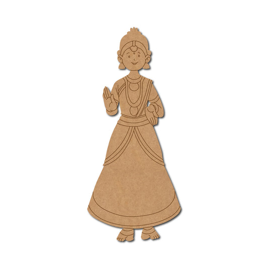 Dancing Woman Pre Marked MDF Design 26