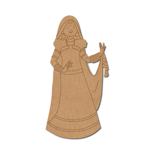 Dancing Woman Pre Marked MDF Design 27