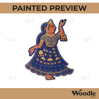 Dancing Woman Pre Marked MDF Design 28