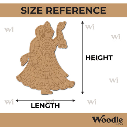 Dancing Woman Pre Marked MDF Design 28