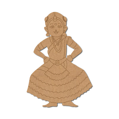 Dancing Woman Pre Marked MDF Design 3