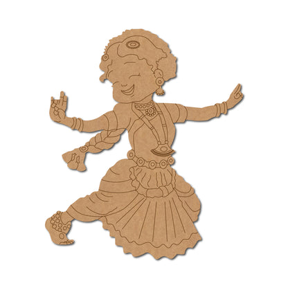 Dancing Woman Pre Marked MDF Design 4