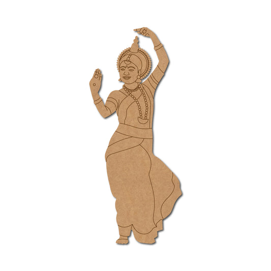 Dancing Woman Pre Marked MDF Design 7