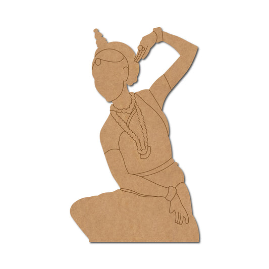 Dancing Woman Pre Marked MDF Design 8