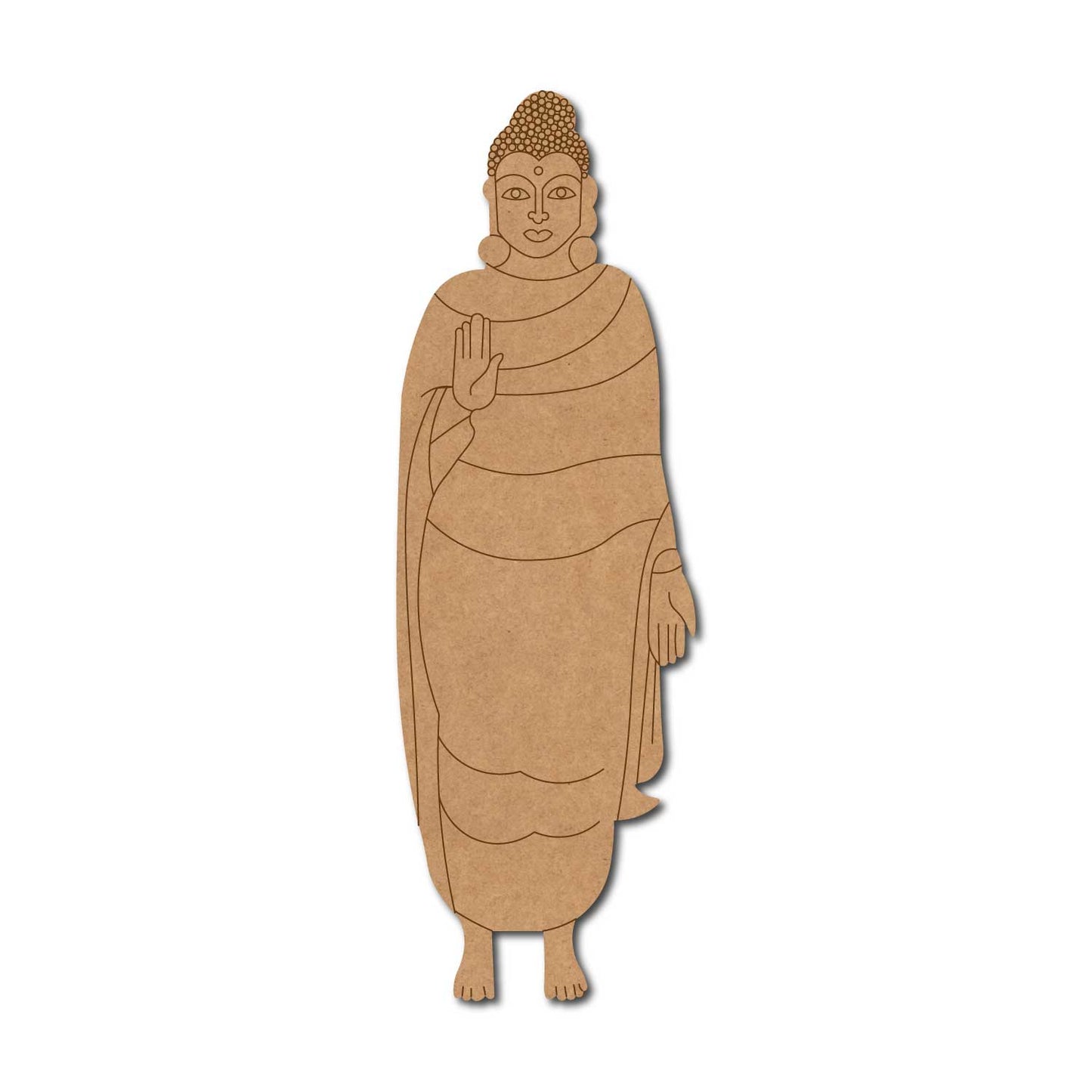 Dashavtar Buddha Pre Marked MDF Design 1