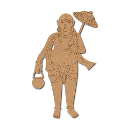 Dashavtar Vamana Pre Marked MDF Design 1