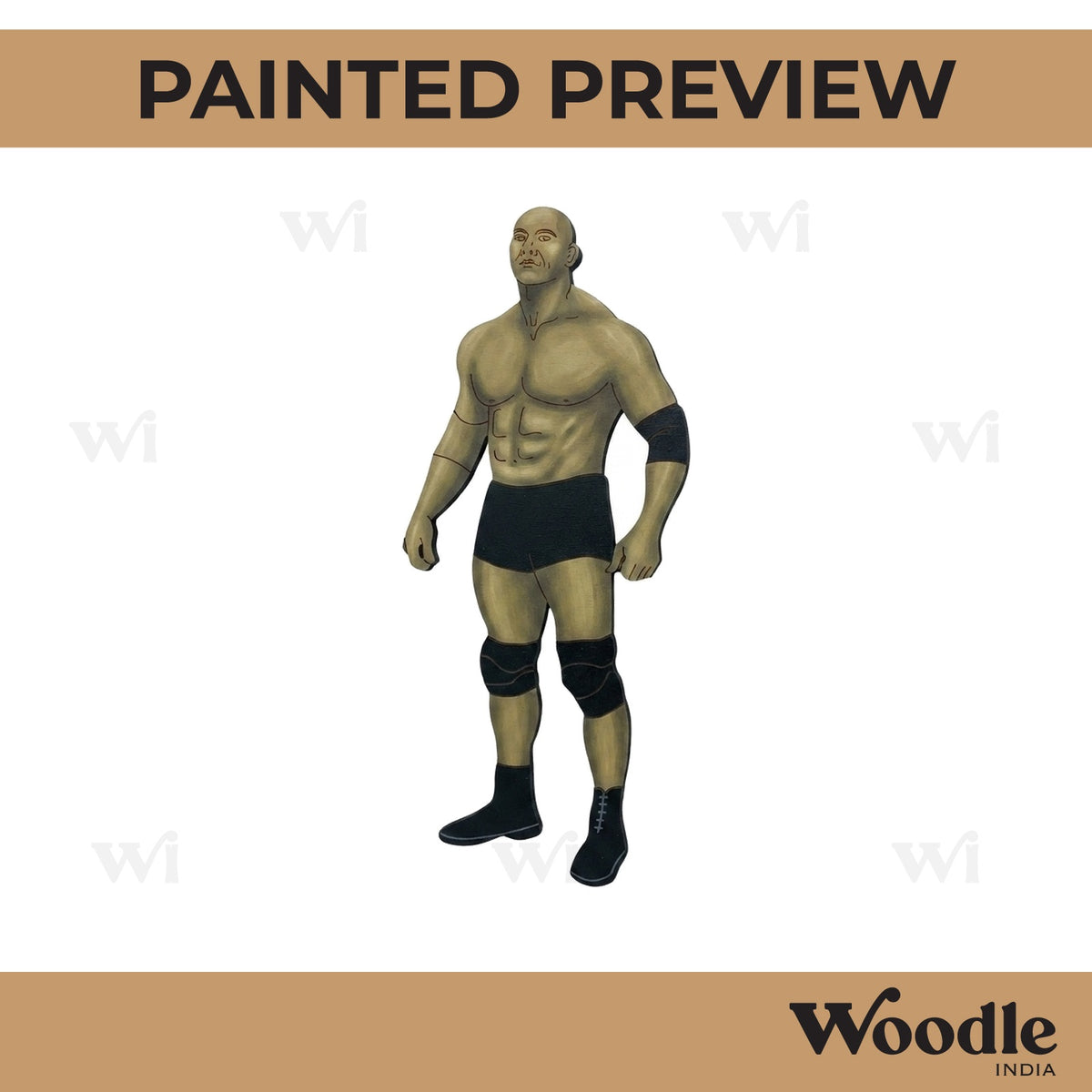 Dave Bautista WWE Wrestler Pre Marked MDF Design 1