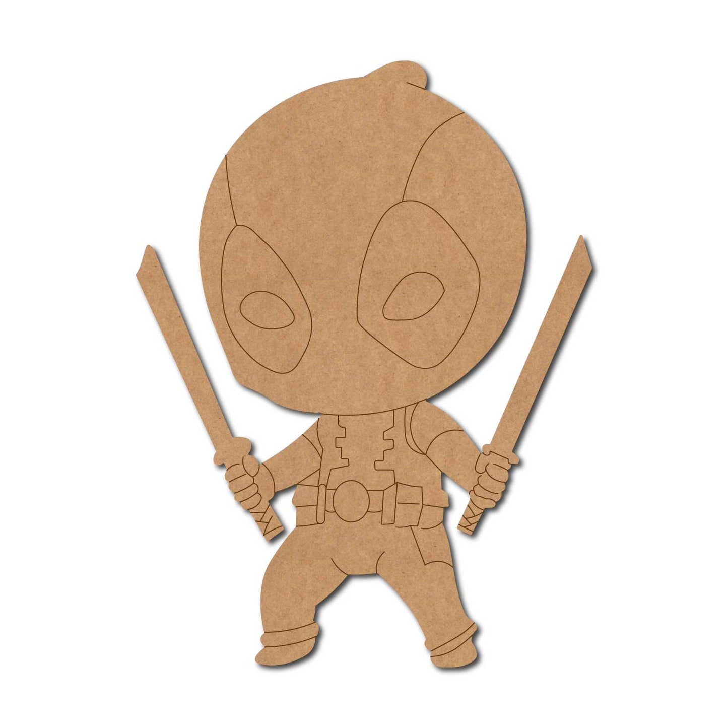 Deadpool Pre Marked MDF Design 2