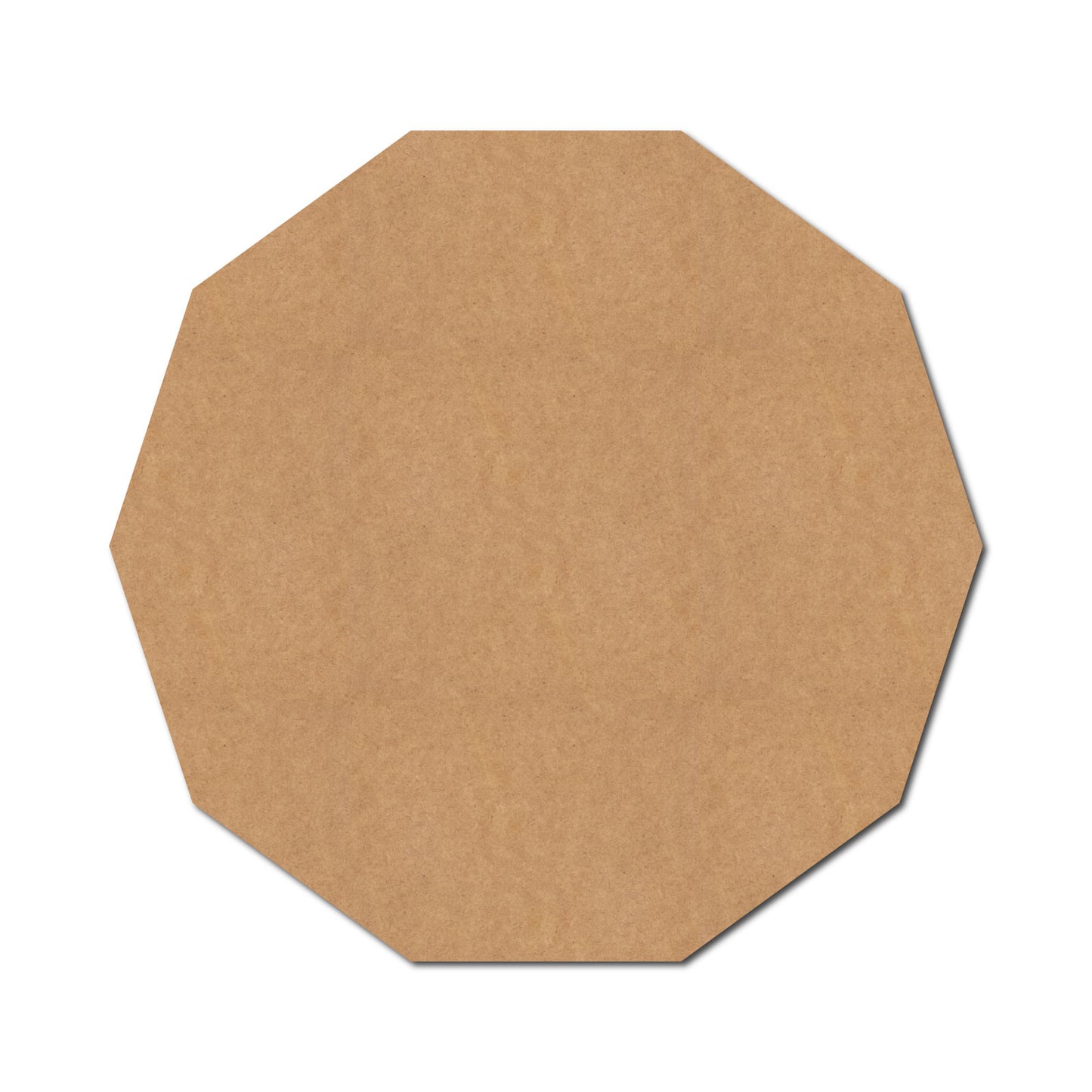 Decagon Cutout MDF Design 1