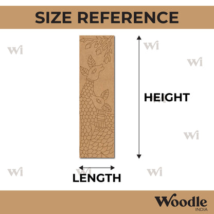 Deer Bookmark Pre Marked MDF Design 1