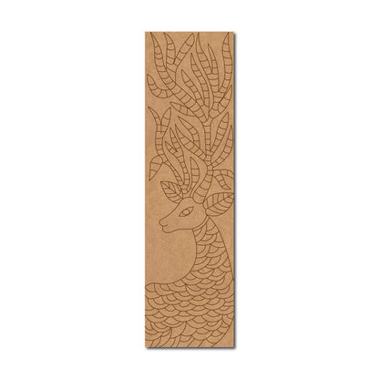Deer Bookmark Pre Marked MDF Design 2