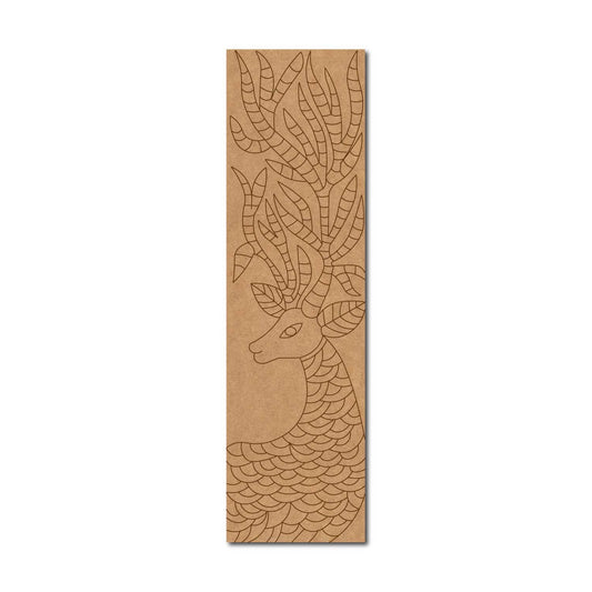 Deer Bookmark Pre Marked MDF Design 2