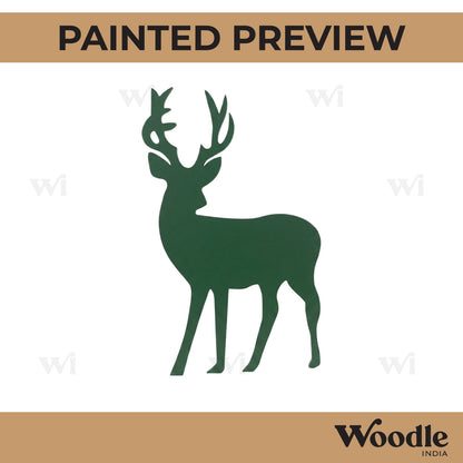 Deer Cutout MDF Design 2
