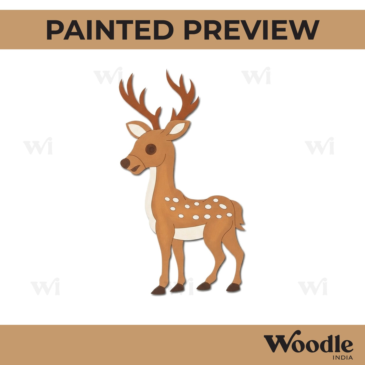 Deer Pre Marked MDF Design 7