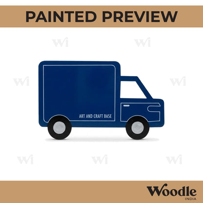 Delivery Truck Pre Marked MDF Design 1